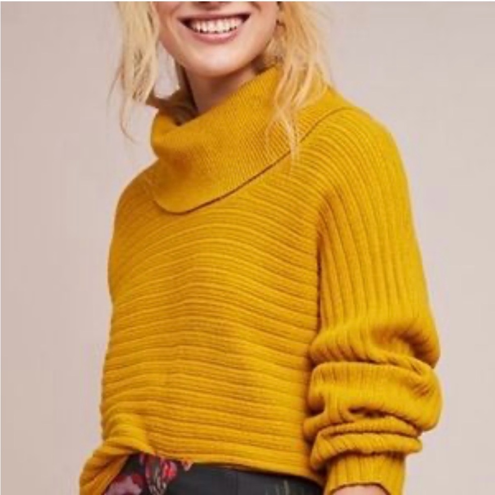 Anthropologie Golden Knit Pullover - Picture 1 of 8